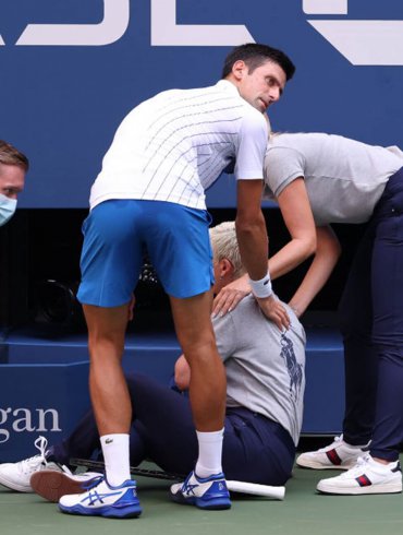 djokovic us open 2020 squalifica