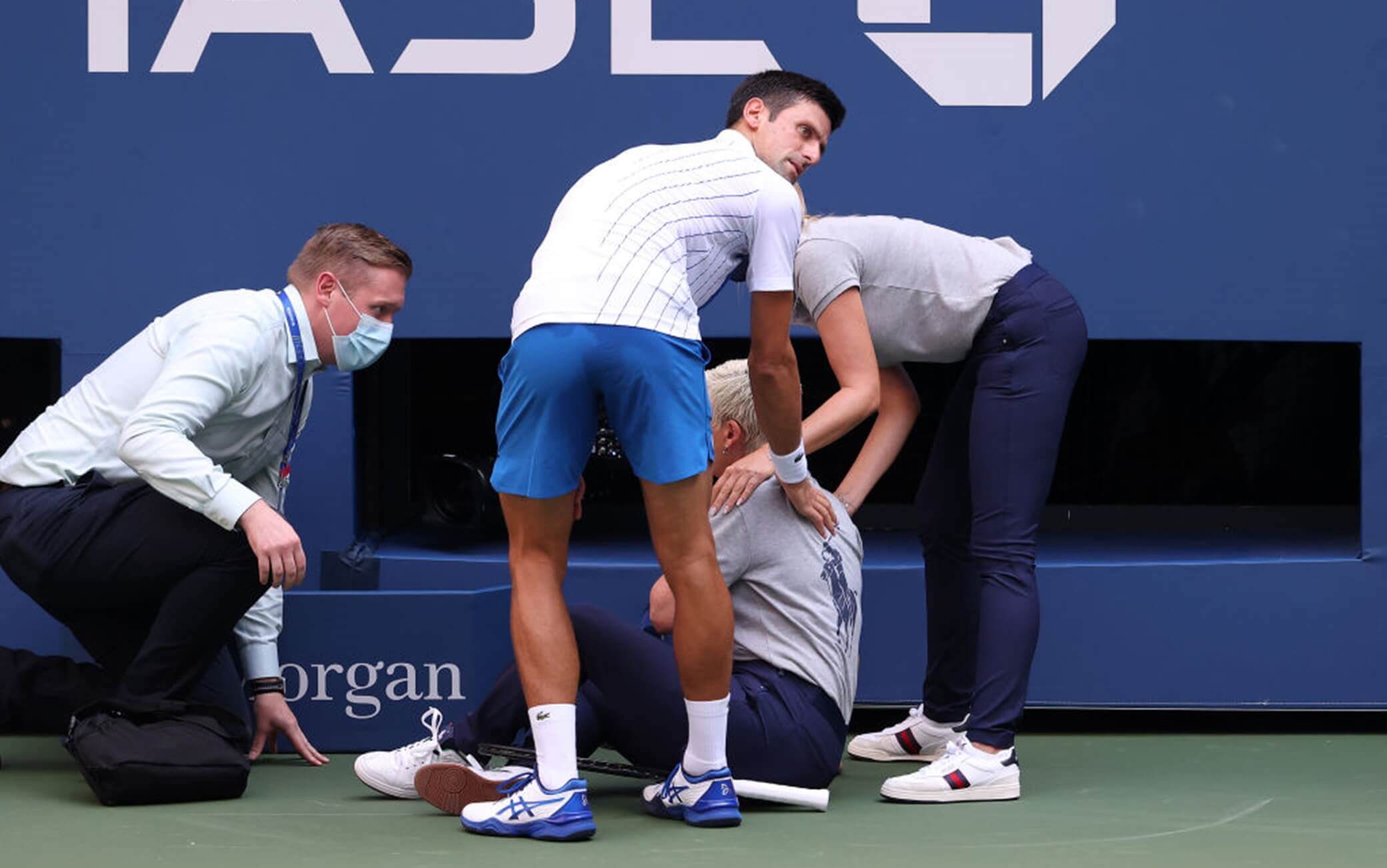 djokovic us open 2020 squalifica