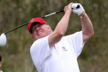 trump golf