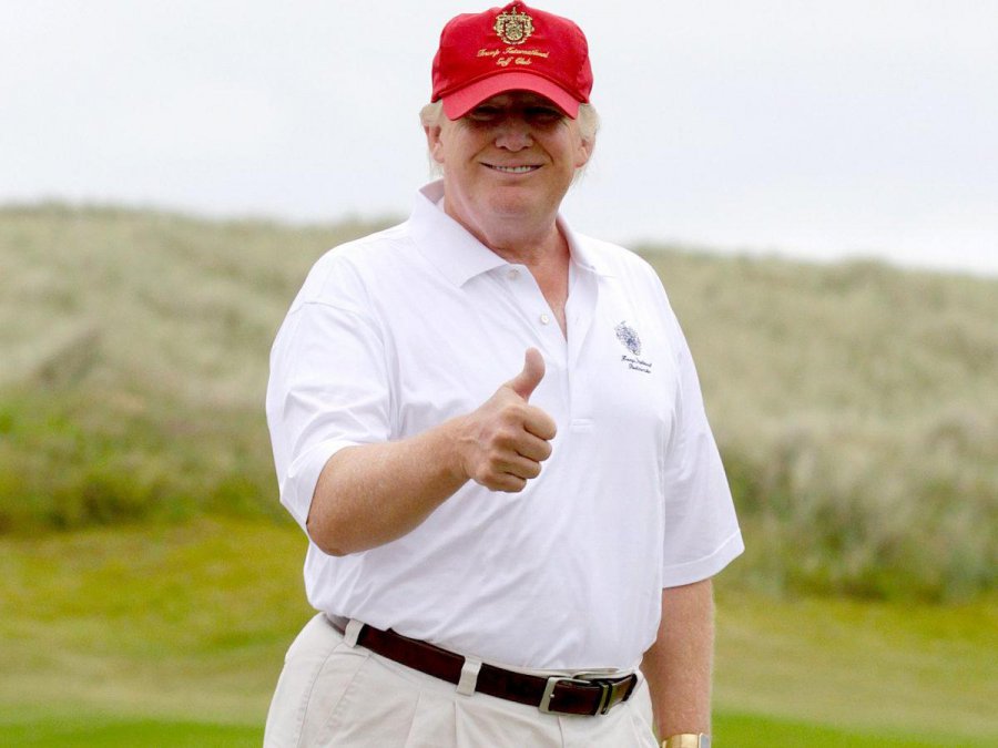 trump golf