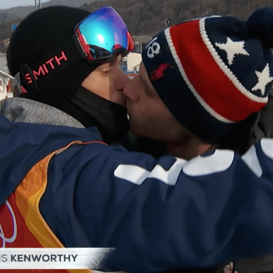 Gus Kenworthy bacio