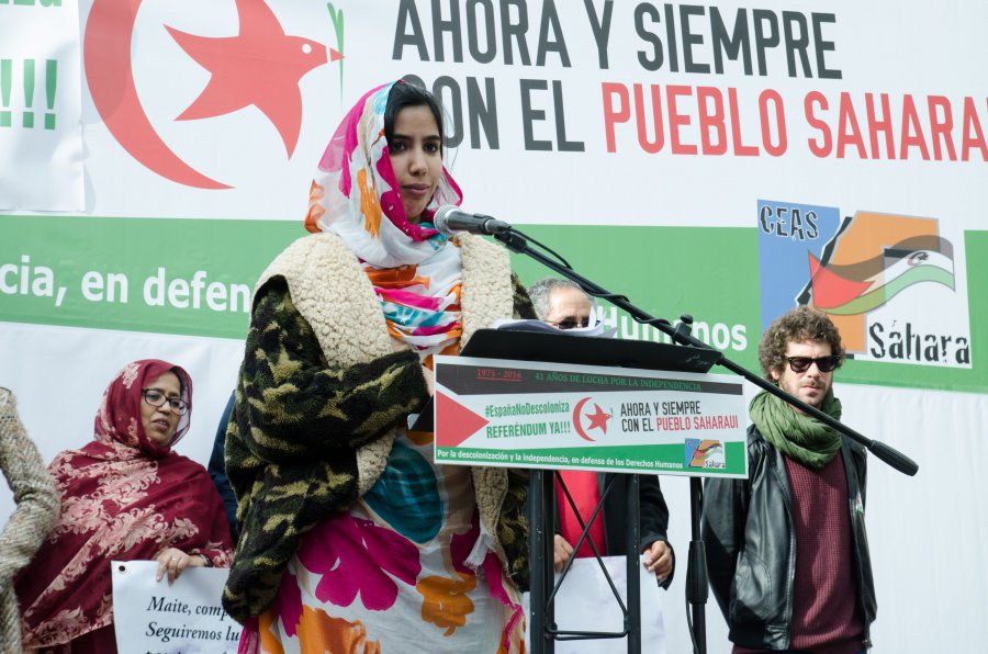 saharawi manifestazione
