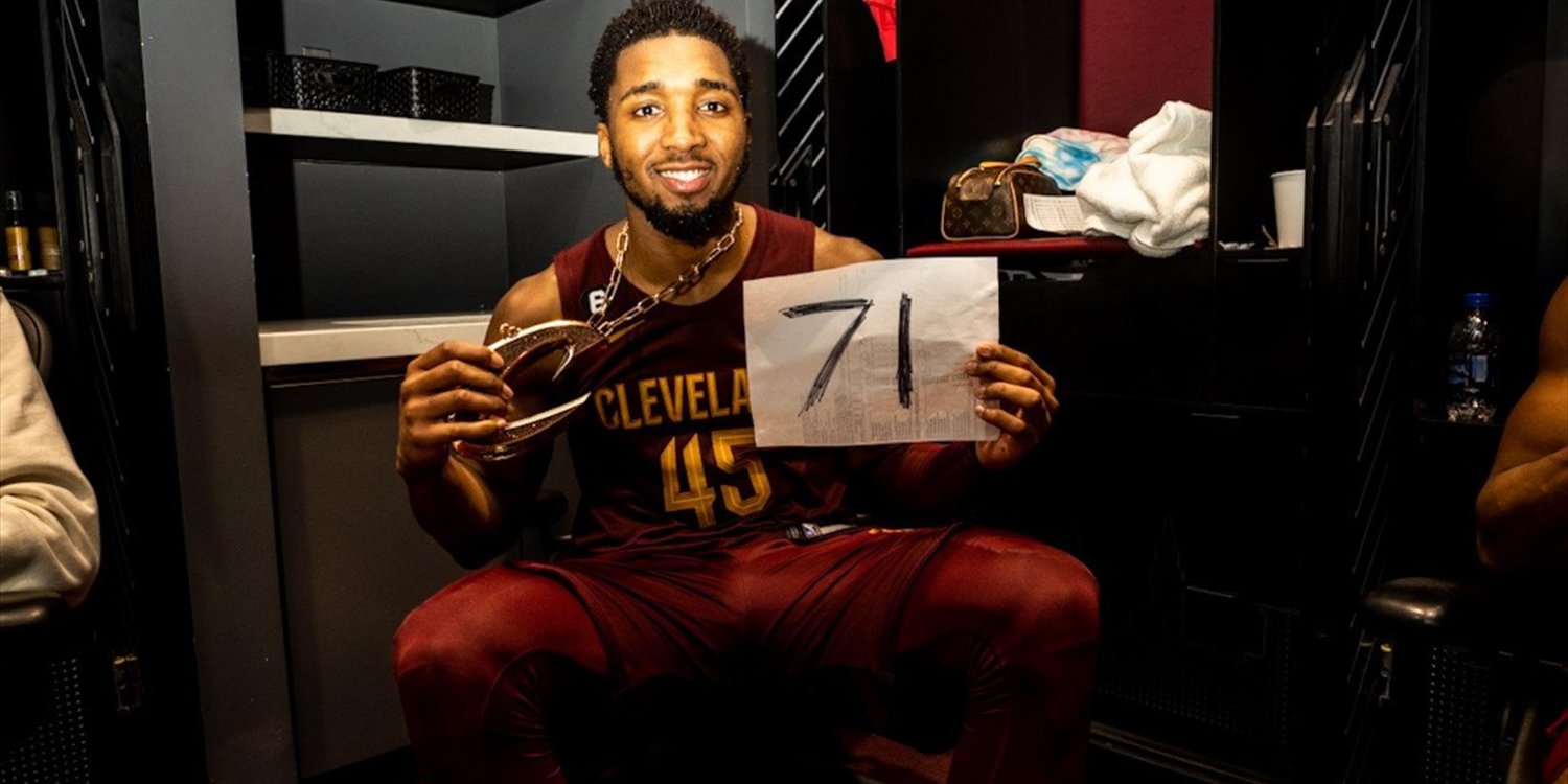 Donovan Mitchell 71 punti