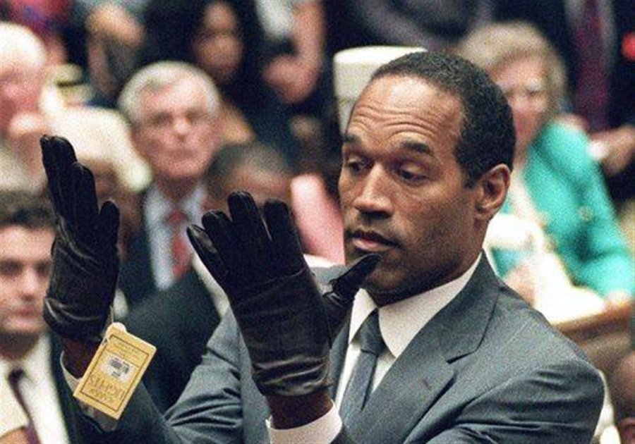 oj simpson guanti