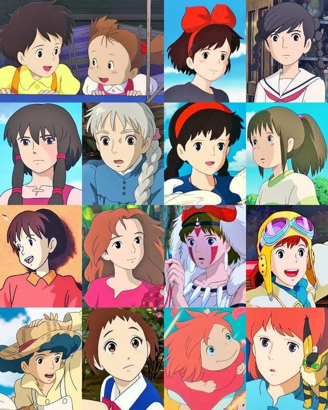 studio ghibli donne