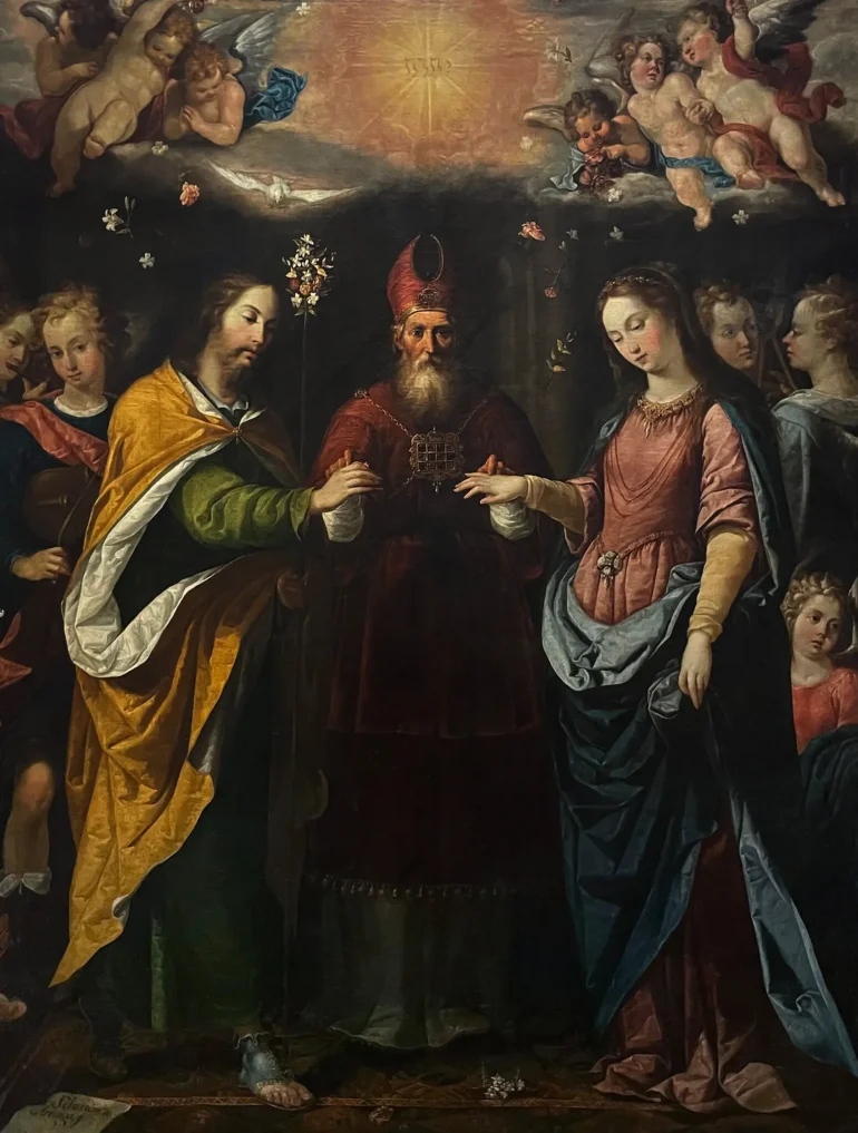 Lo sposalizio della Vergine e San Giuseppe Sebastián López de Arteaga
