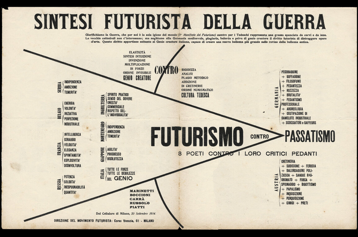 guerra futurismo