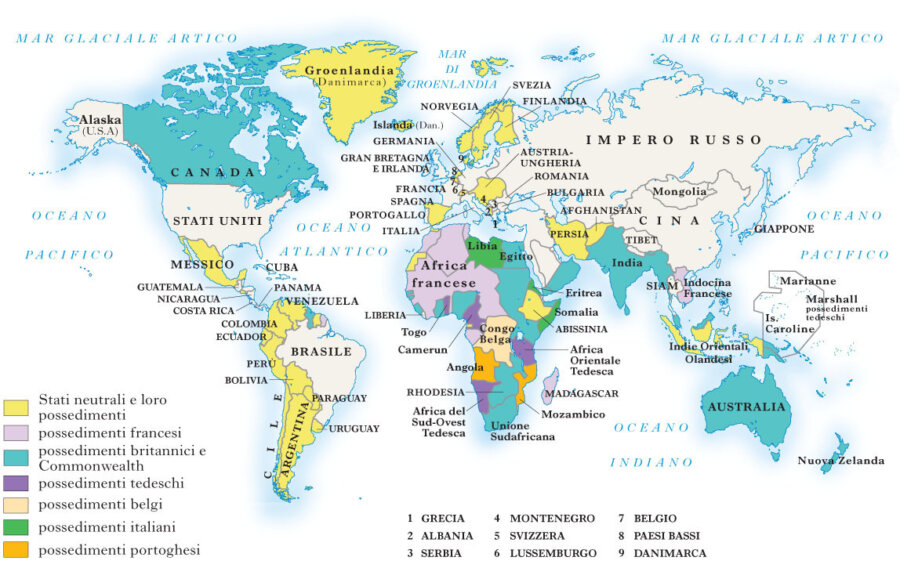 MAPPA colonizzazione Ottocento