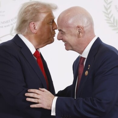 infantino trump egitto